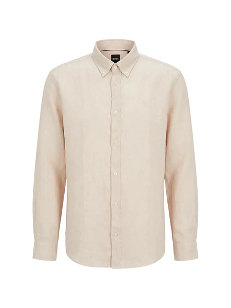  Boss Embroidered Shirt - Neutrals 