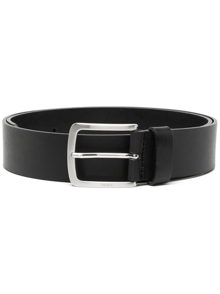  Boss Engraved-logo Buckle Belt - Black 