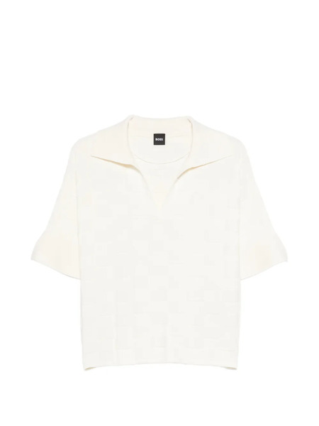  Boss Fapavero Short-sleeve V-neck T-shirt - Neutrals 