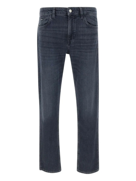  Boss Five-pocket Logo-patch Jeans - Blue 