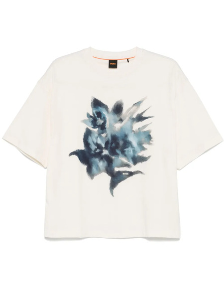  Boss Floral-print T-shirt - White 