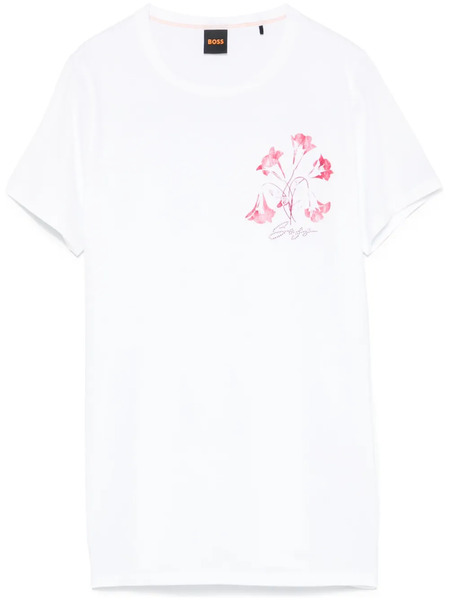  Boss Floral-print T-shirt - White 