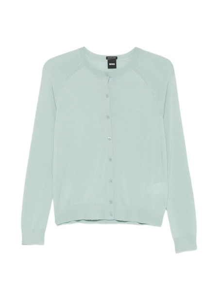  Boss Fonami Button Cardigan - Green 