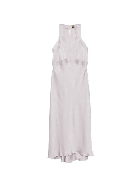  Boss Halterneck Midi Dress - Purple 