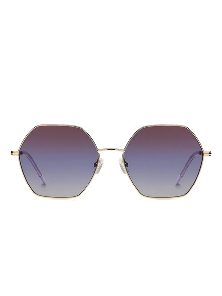  Boss Hexagonal-frame Gradient Sunglasses - Gold 