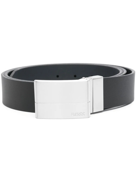  Boss Interchangeable-buckle Belt - Black 