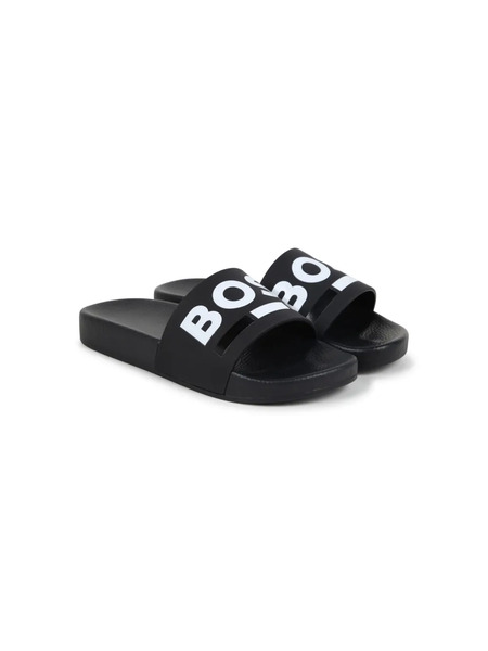  Boss Kidswear Aqua Flip Flops - Black 