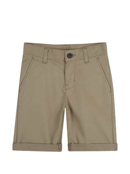  Boss Kidswear Button Turn-up Shorts - Neutrals 