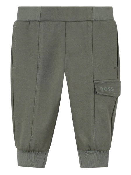  Boss Kidswear Cargo Pocket Sweatpants - Green 