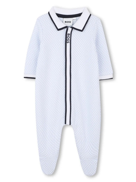 Boss Kidswear Checked Pajamas - Blue 