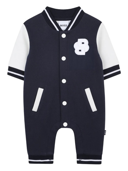 Boss Kidswear Colour-block Romper - Blue 