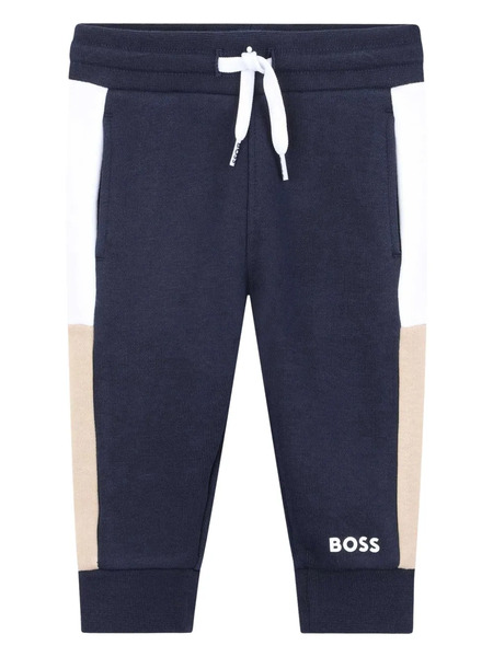  Boss Kidswear Colour-block Track Pants - Blue 
