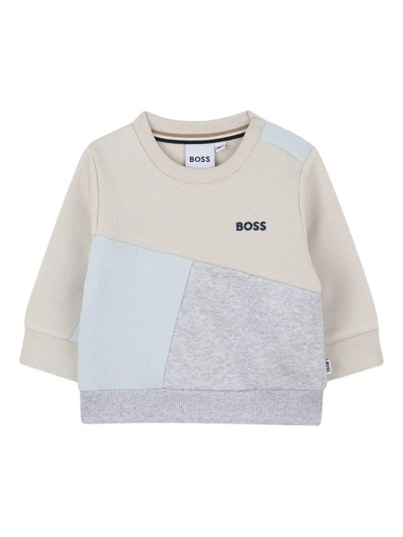  Boss Kidswear Colourblock Sweatshirt - Neutrals 