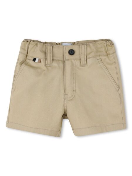  Boss Kidswear Cotton Shorts - Neutrals 