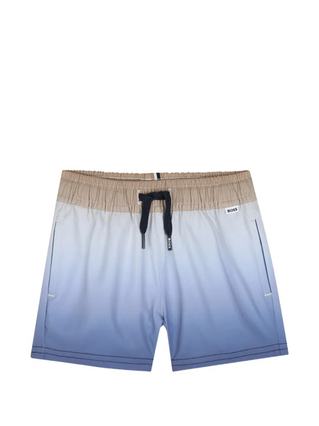  Boss Kidswear Drawstring Swim Shorts - Blue 
