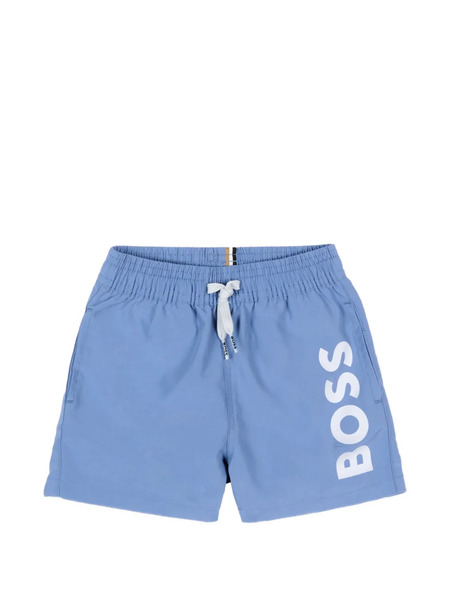  Boss Kidswear Drawstring Swim Shorts - Blue 