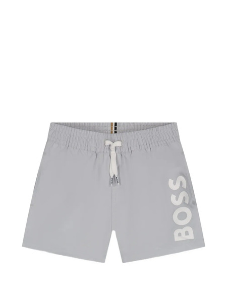  Boss Kidswear Drawstring Swim Shorts - Grey 