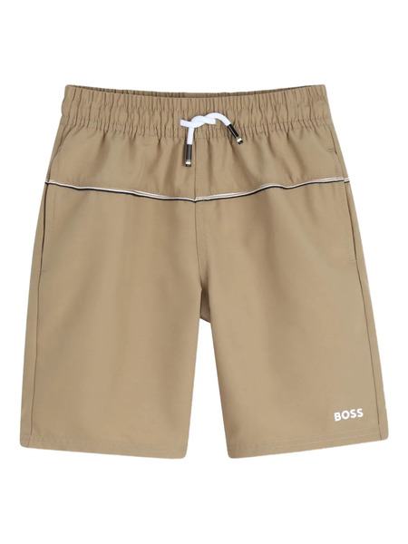  Boss Kidswear Drawstring Swim Shorts - Neutrals 