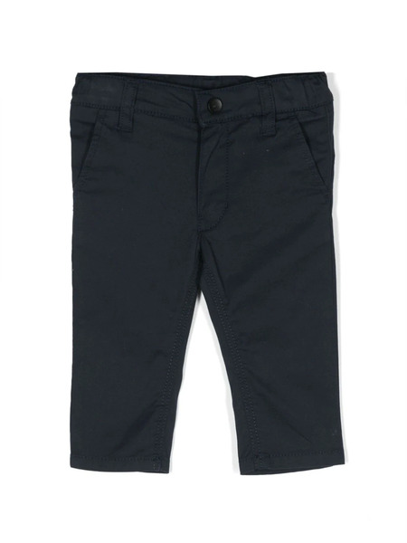  Boss Kidswear Elasticated-waistband Trousers - Blue 