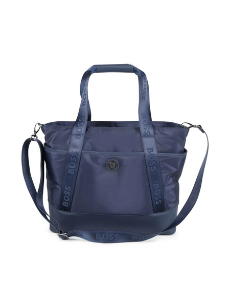 Boss Kidswear Logo-appliquéd Changing Bag - Blue 