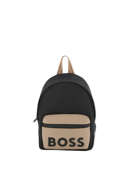  Boss Kidswear Logo-embellished Backpack - Black 