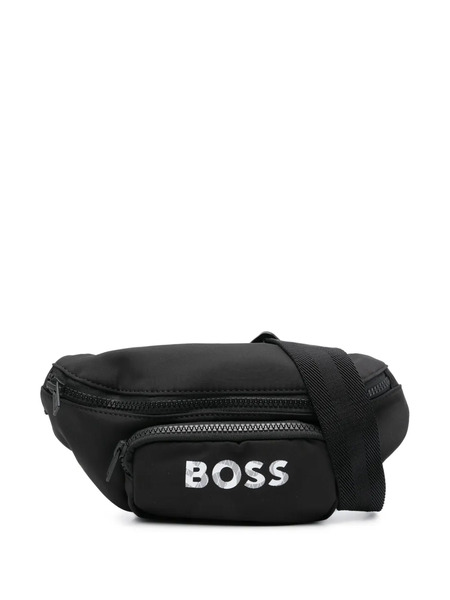  Boss Kidswear Logo-print Belt Bag - Black 