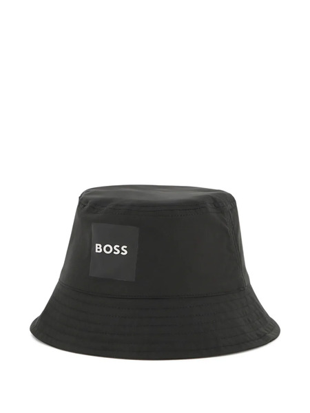  Boss Kidswear Logo-print Bucket Hat - Black 