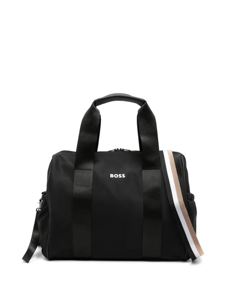  Boss Kidswear Logo-print Changing Bag - Black 