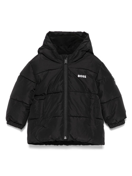  Boss Kidswear Logo-print Puffer Jacket - Black 