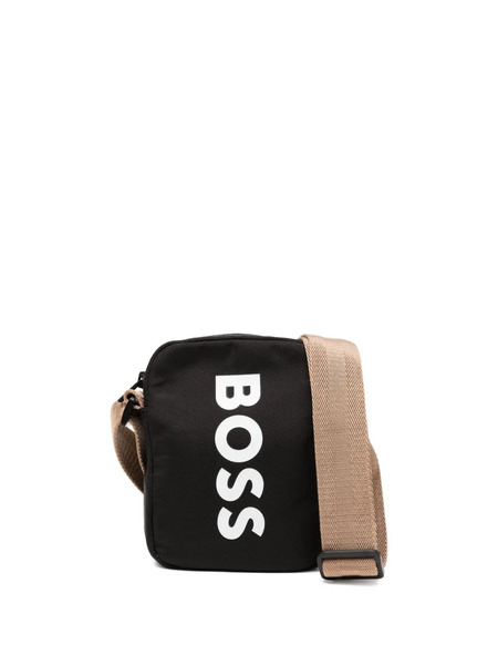  Boss Kidswear Logo-print Shoulder Bag - Black 