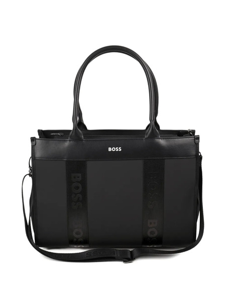  Boss Kidswear Logo-print Strap Changing Bag - Black 
