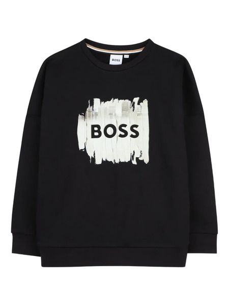  Boss Kidswear Logo-print Sweatshirt - Black 