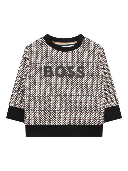  Boss Kidswear Logo-print Sweatshirt - Black 