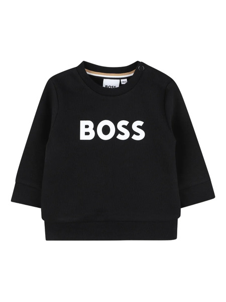  Boss Kidswear Logo-print Sweatshirt - Black 