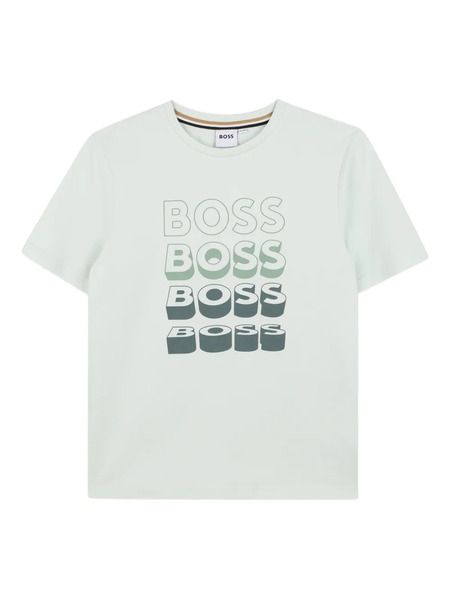  Boss Kidswear Logo-print T-shirt - Green 