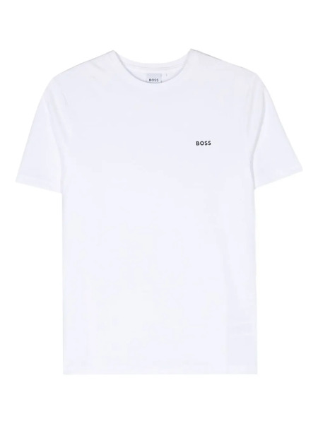  Boss Kidswear Logo-print T-shirt - White 