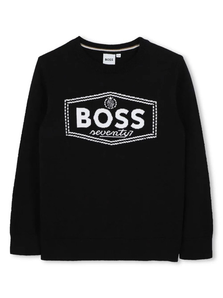 Boss Kidswear Logo Pullover - Black 