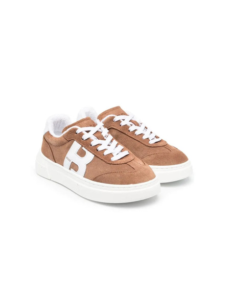  Boss Kidswear Low-top Suede Sneakers - Brown 