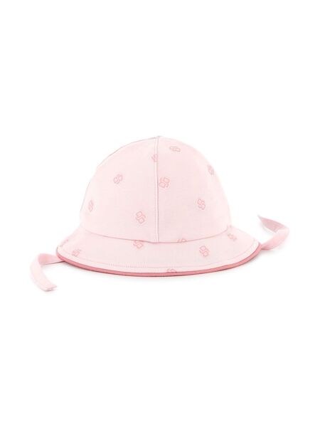  Boss Kidswear Monogram-print Bucket Hat - Pink 