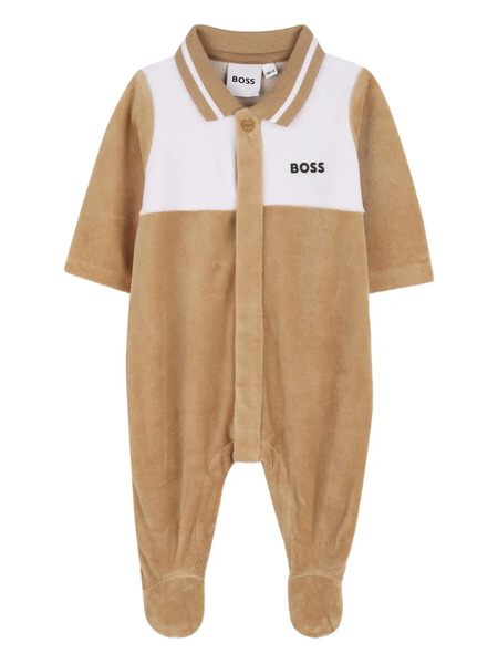  Boss Kidswear Panelled Pajamas - Neutrals 
