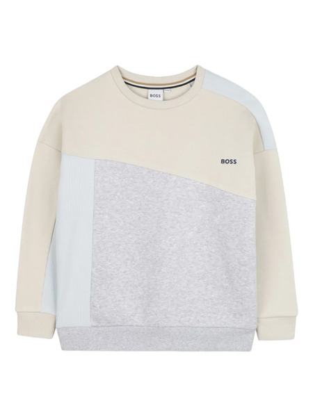  Boss Kidswear Panelled Sweatshirt - Neutrals 