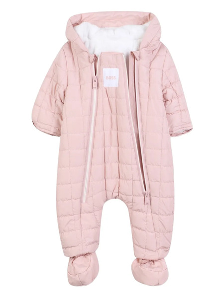  Boss Kidswear Quilted Baby Snowsuit - Pink 