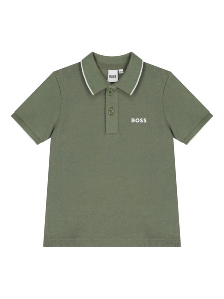  Boss Kidswear Short Sleeve Polo - Green 