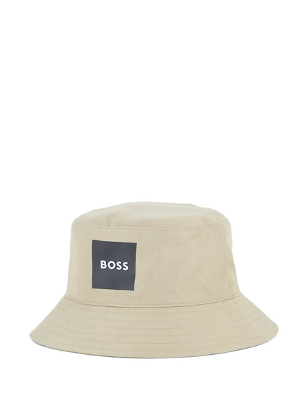  Boss Kidswear Text Logo Bucket Hat - Neutrals 
