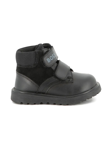  Boss Kidswear Touch Strap Fastening Ankle Boots - Black 