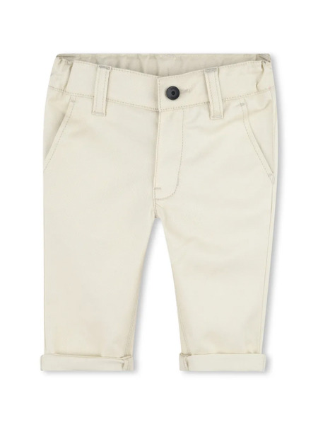  Boss Kidswear Turn-up Chino Trousers - Neutrals 