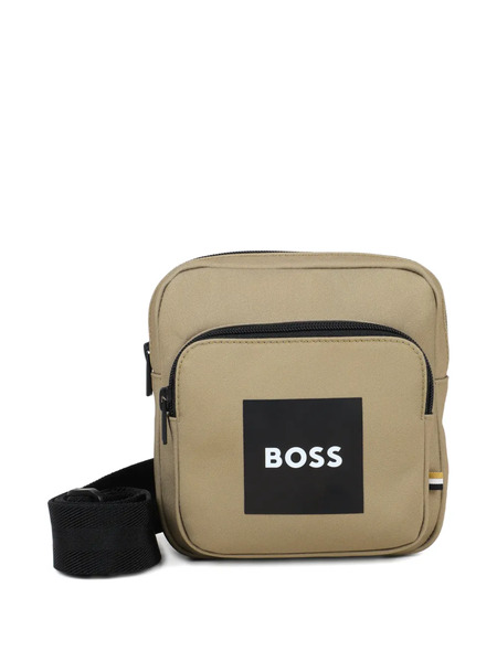  Boss Kidswear Zip Crossbody Bag - Neutrals 