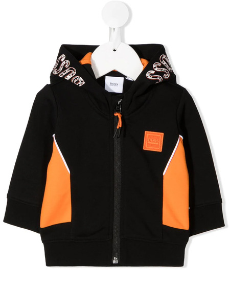  Boss Kidswear Zip Front Hoodie - Black 