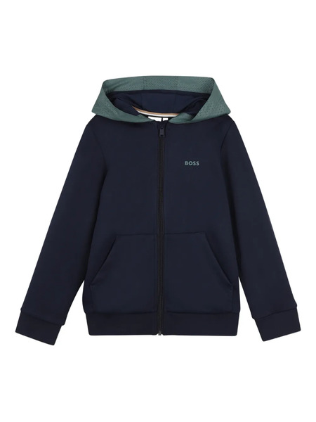  Boss Kidswear Zip Hoodie - Blue 