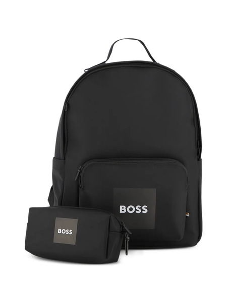  Boss Kidswear Zip Pocket Backpack - Black 